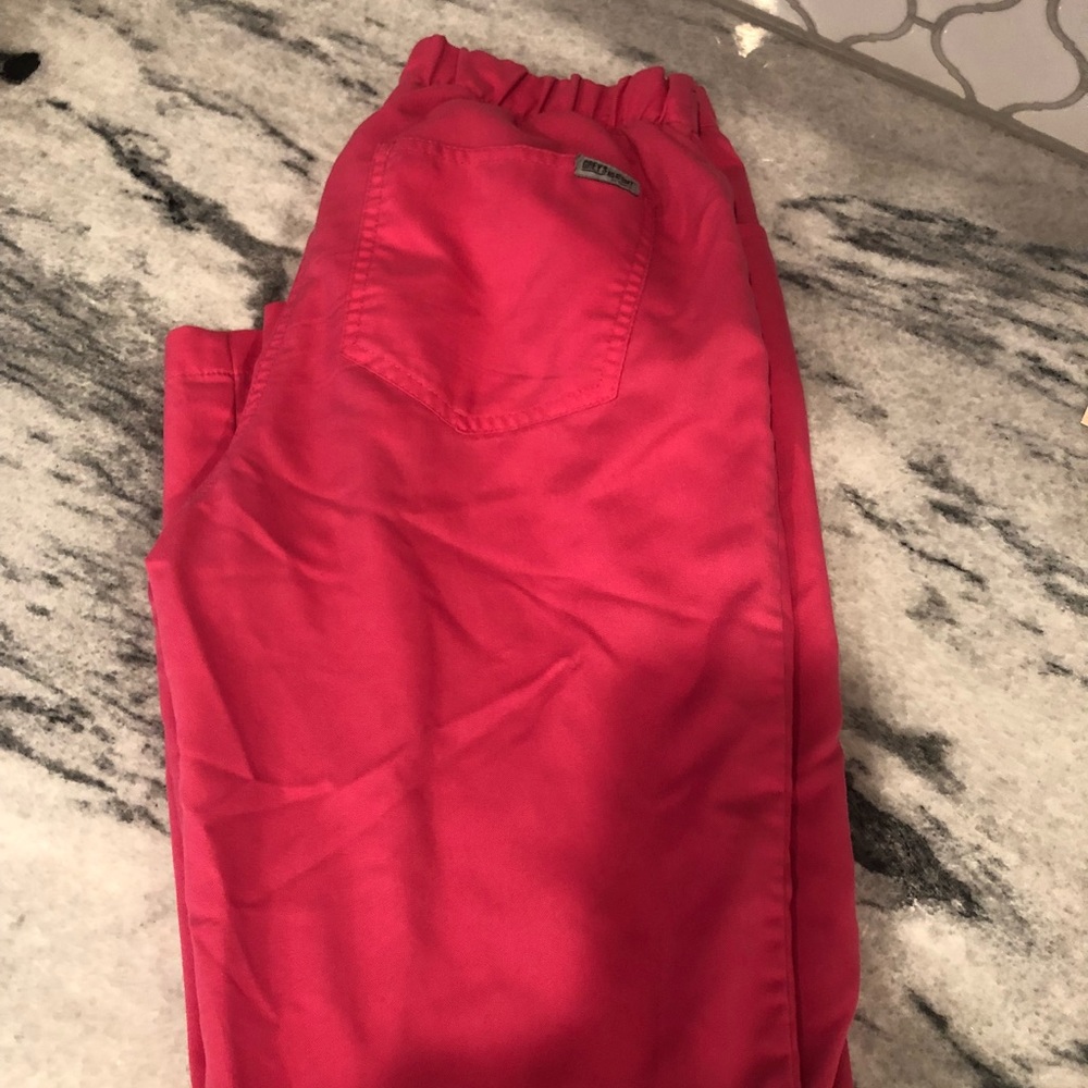 Pink greys anatomy scrub pants
